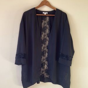 Warehouse One Black Kimono